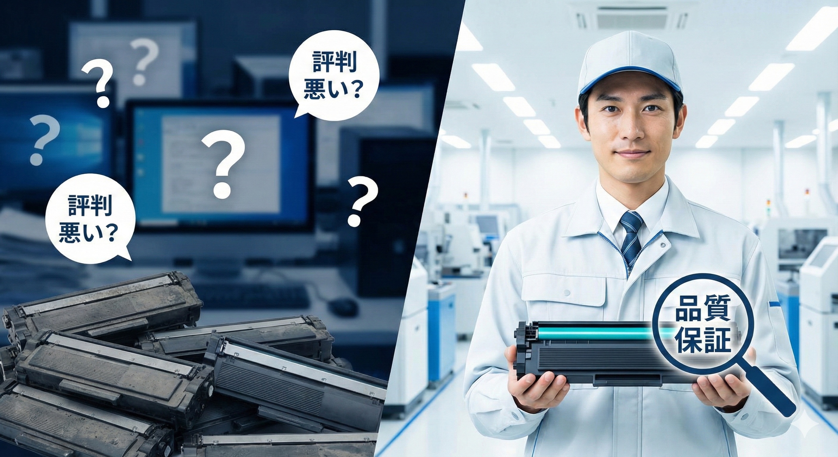 リサイクルトナー 評判の真実！メーカーが教える失敗しない選び方
